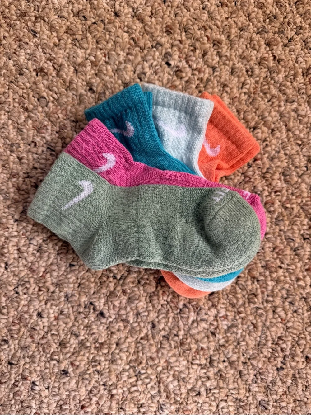 Nike Kids Ankle Socks | NWOT 5 Pair Lot | XXS 7C-10C